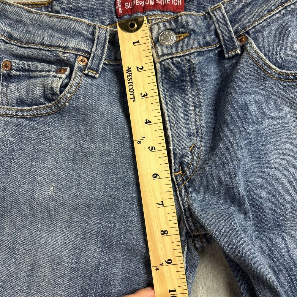Levi's 518 Womens/Juniors Super Low Bootcut Stretch Jeans Sz. 5 JR M - Picture 12 of 15